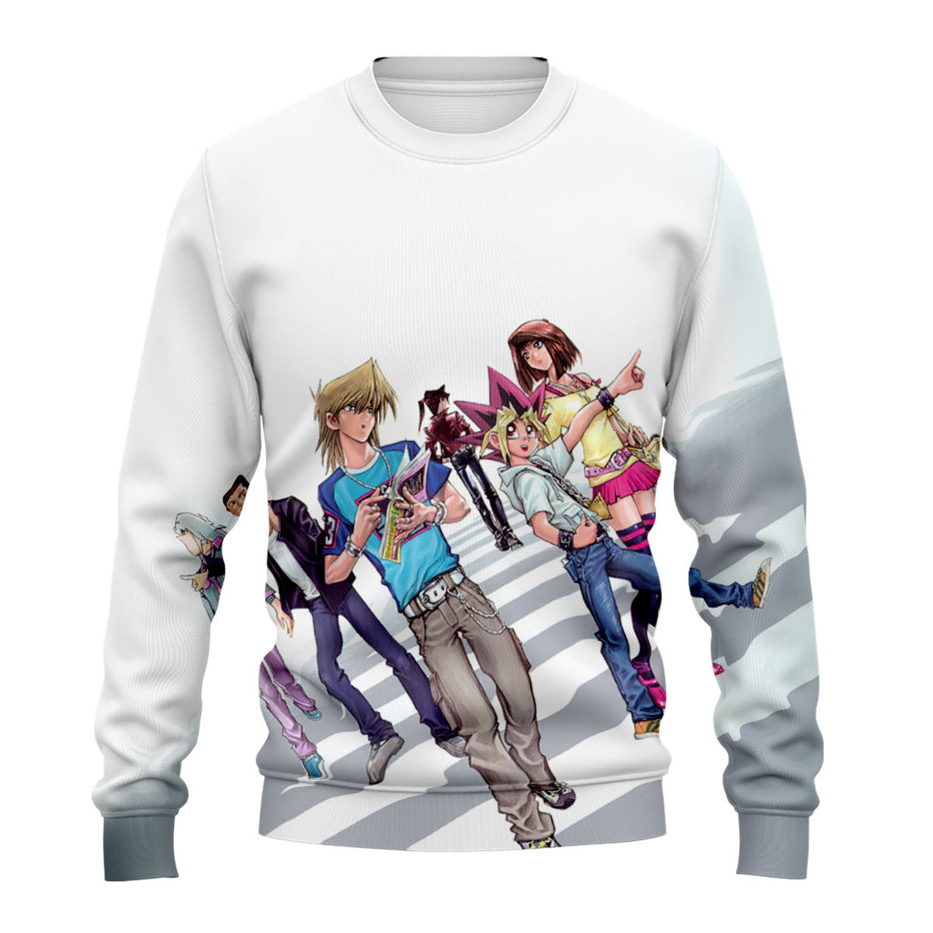 Yugioh Duel Monsters Characters Standing In A Row Anime Apparel