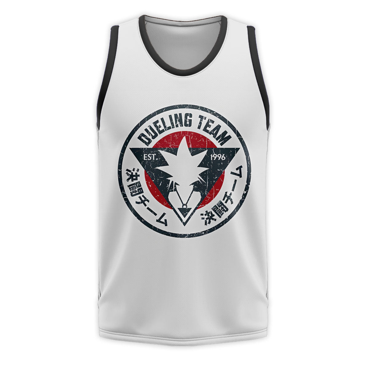 Yugioh Duel Team Red Black White Logo Anime Apparel