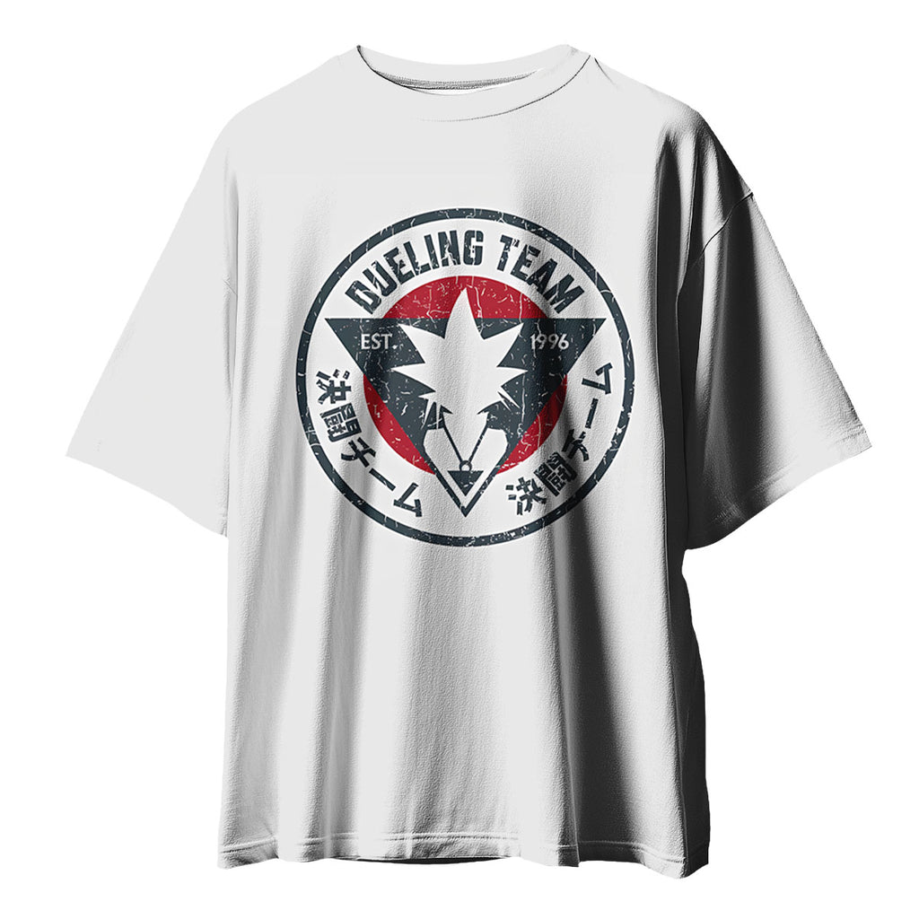 Yugioh Duel Team Red Black White Logo Anime Apparel