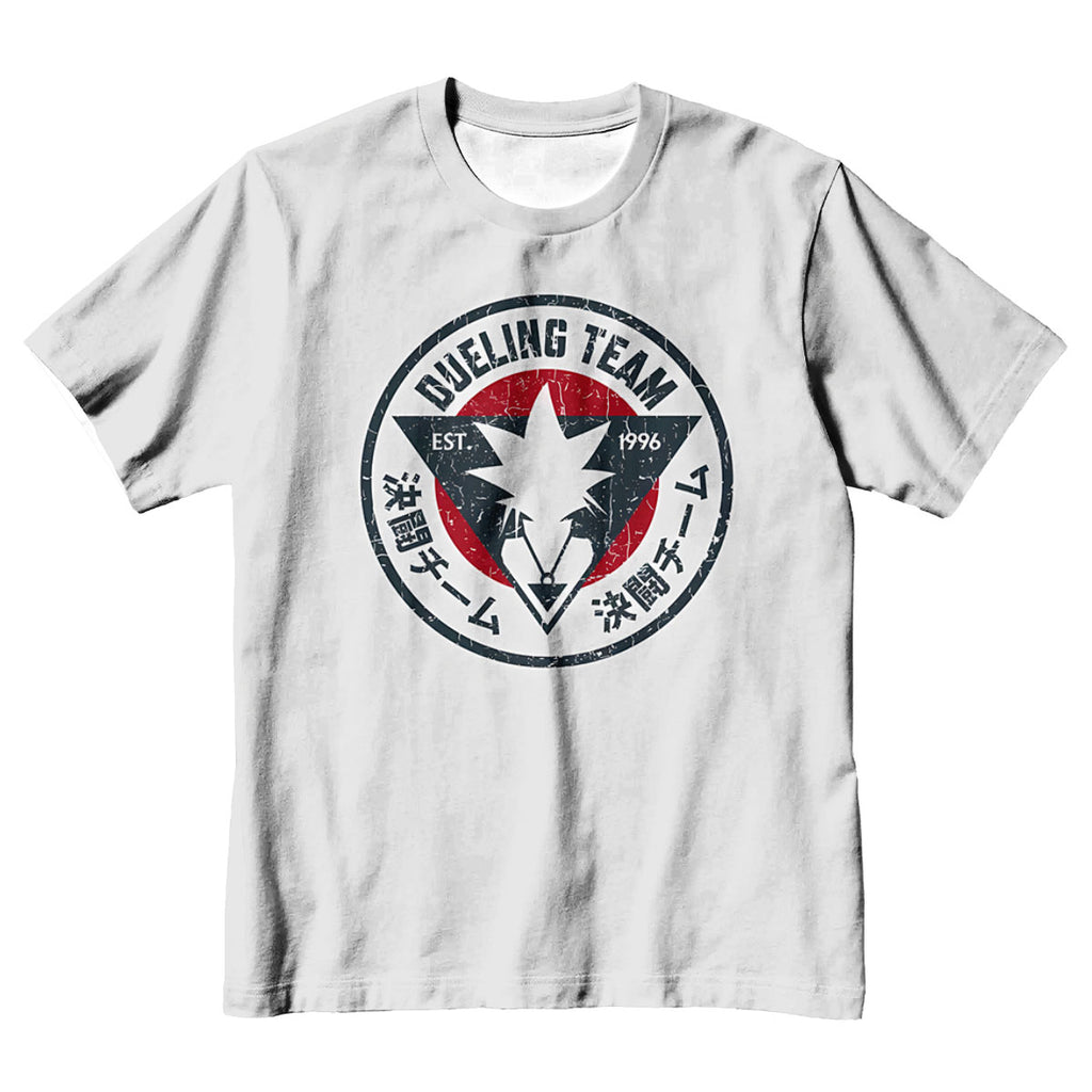 Yugioh Duel Team Red Black White Logo Anime Apparel