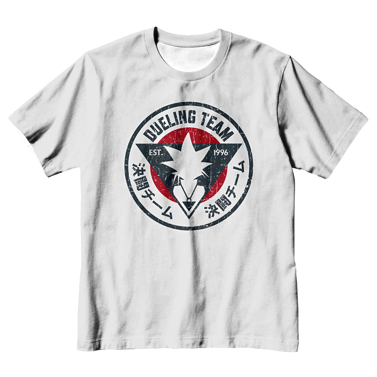 Yugioh Duel Team Red Black White Logo Anime Apparel