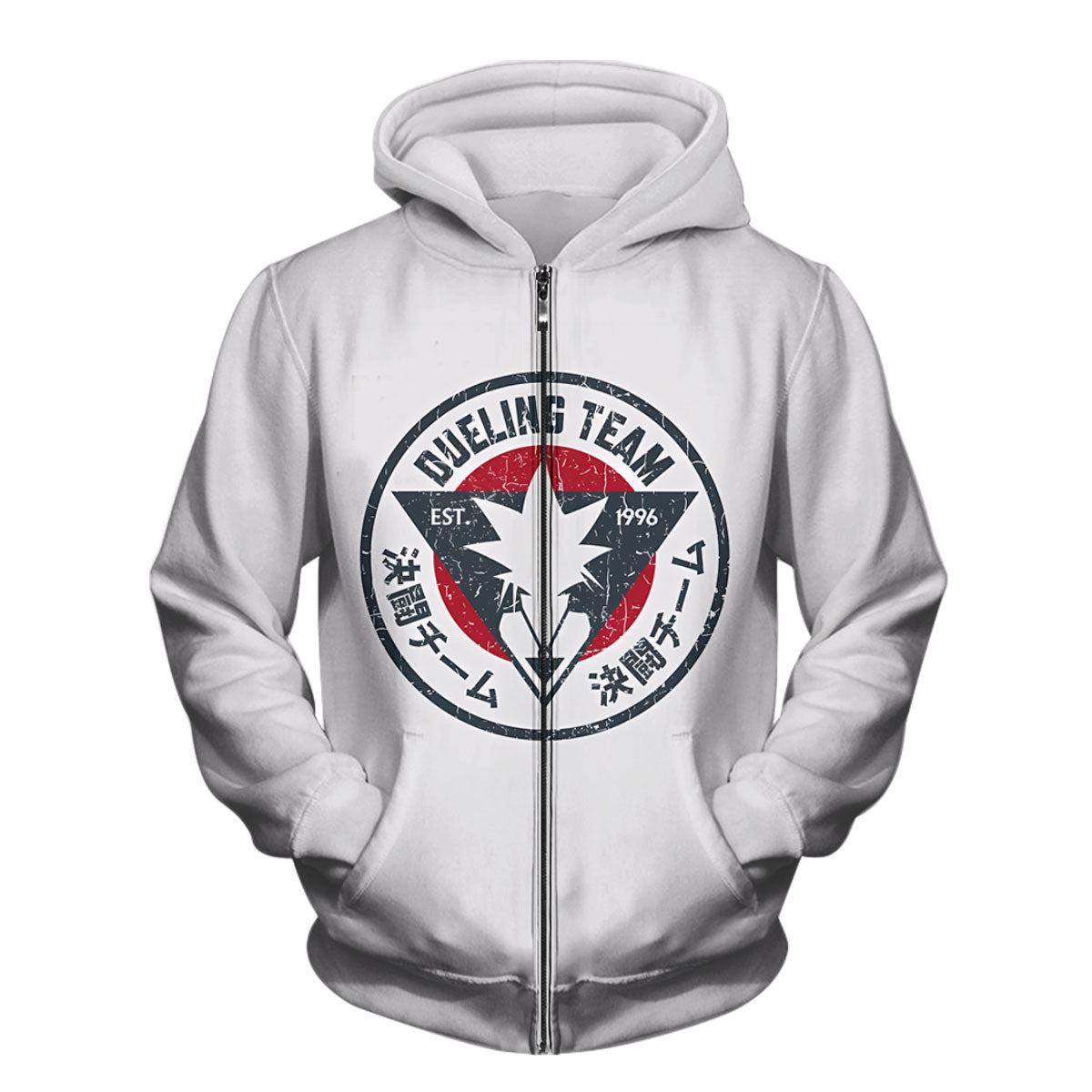 Yugioh Duel Team Red Black White Logo Anime Apparel