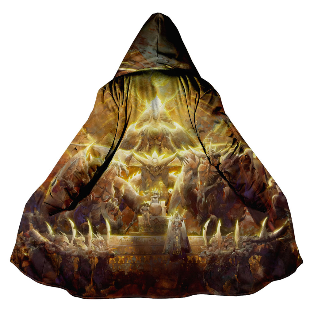 Yugioh Egyptian God Cards Standing In Golden Radiance Anime Apparel