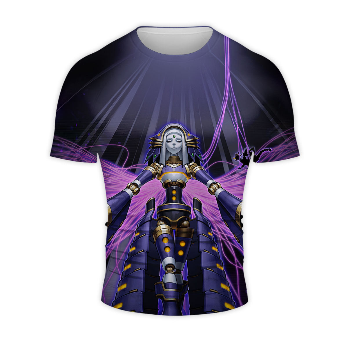 Yugioh Ei Shaddoll Construct Surrounded By Purple Aura Anime Apparel