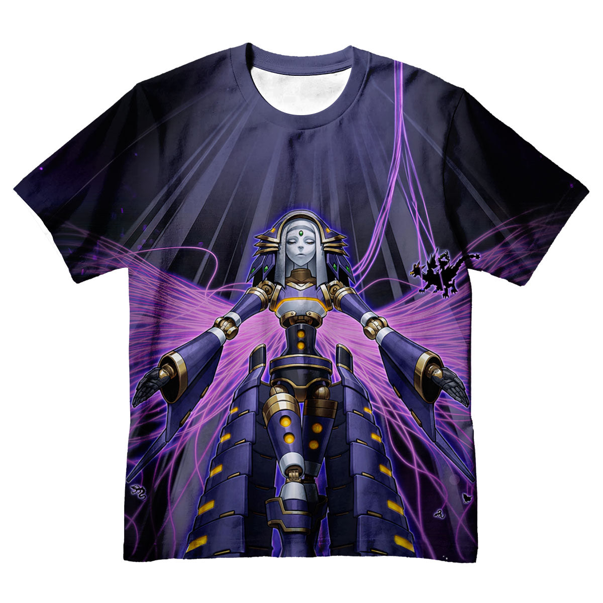 Yugioh Ei Shaddoll Construct Surrounded By Purple Aura Anime Apparel