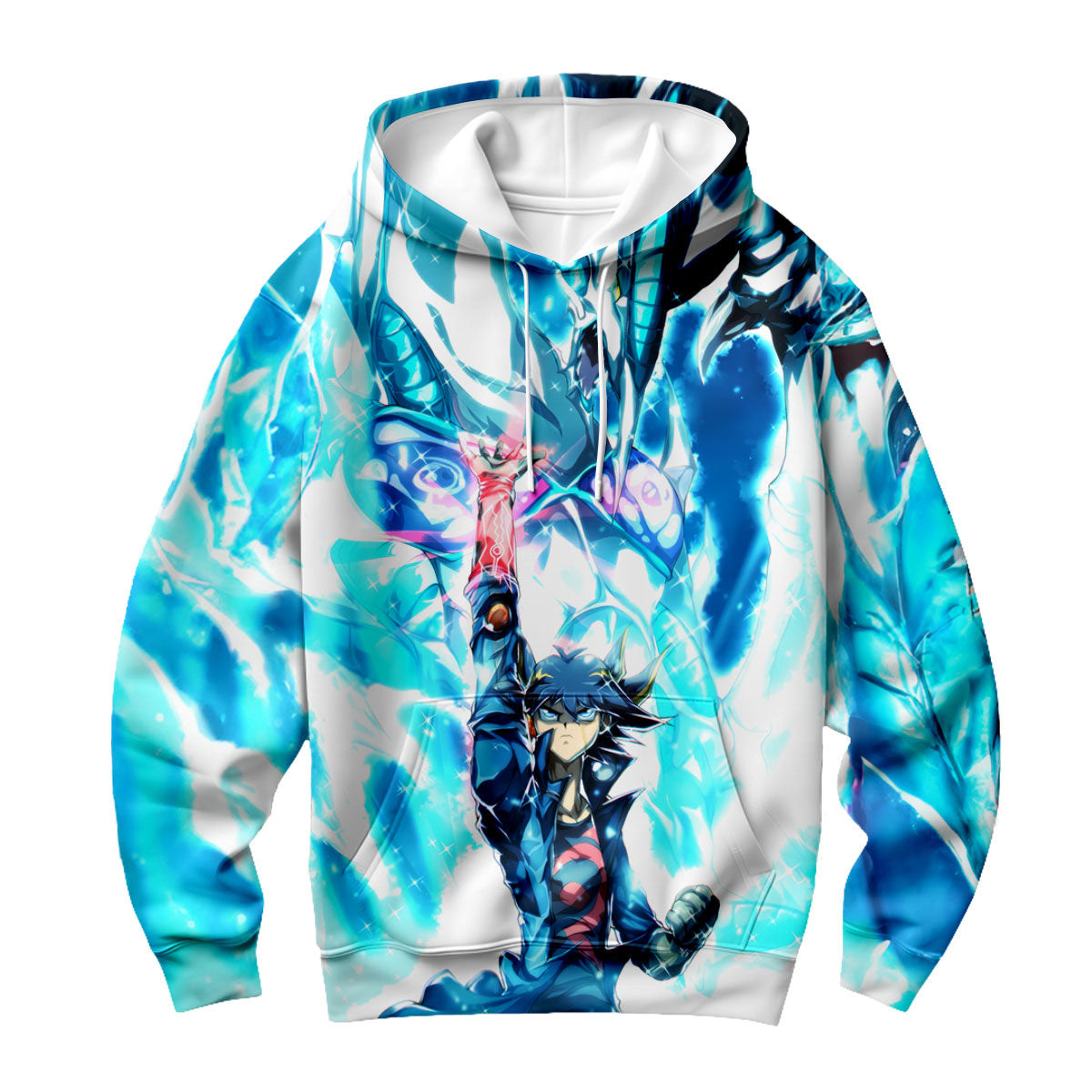 Yugioh Fudo Yusei With Stardust Dragon In Duel Anime Apparel