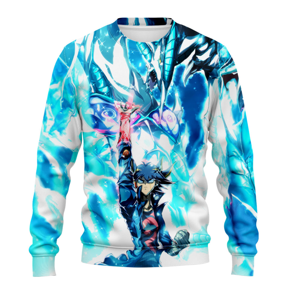 Yugioh Fudo Yusei With Stardust Dragon In Duel Anime Apparel