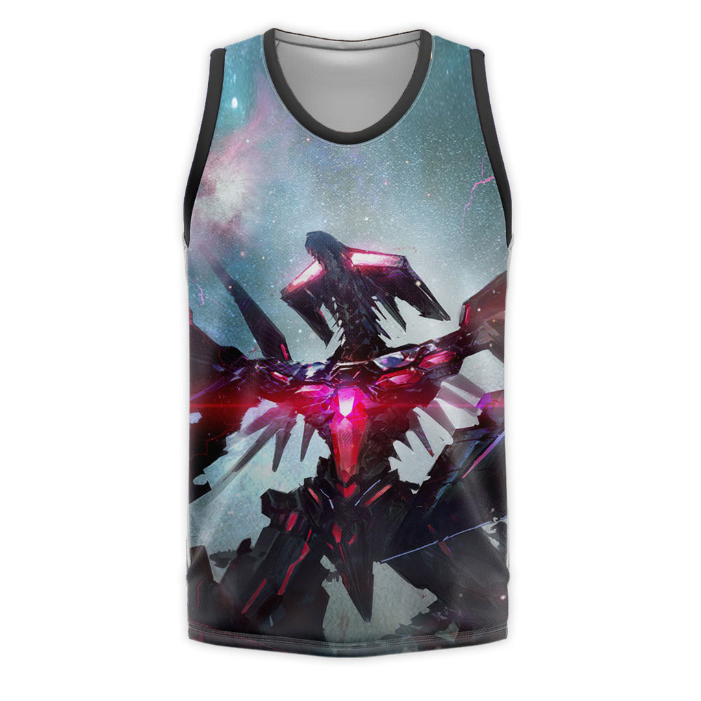 Yugioh Galaxyeyes Tachyon Dragon Red Amidst Cosmic Space Anime Apparel