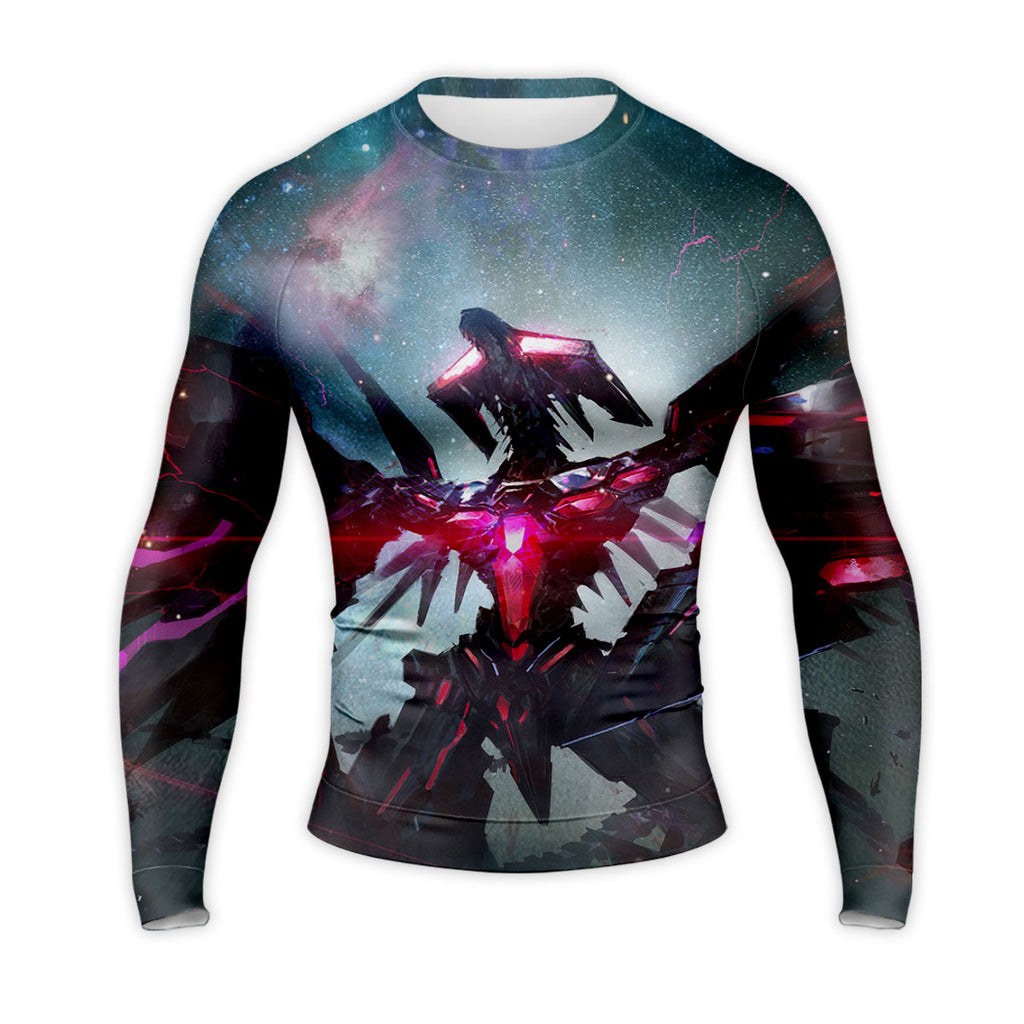 Yugioh Galaxyeyes Tachyon Dragon Red Amidst Cosmic Space Anime Apparel