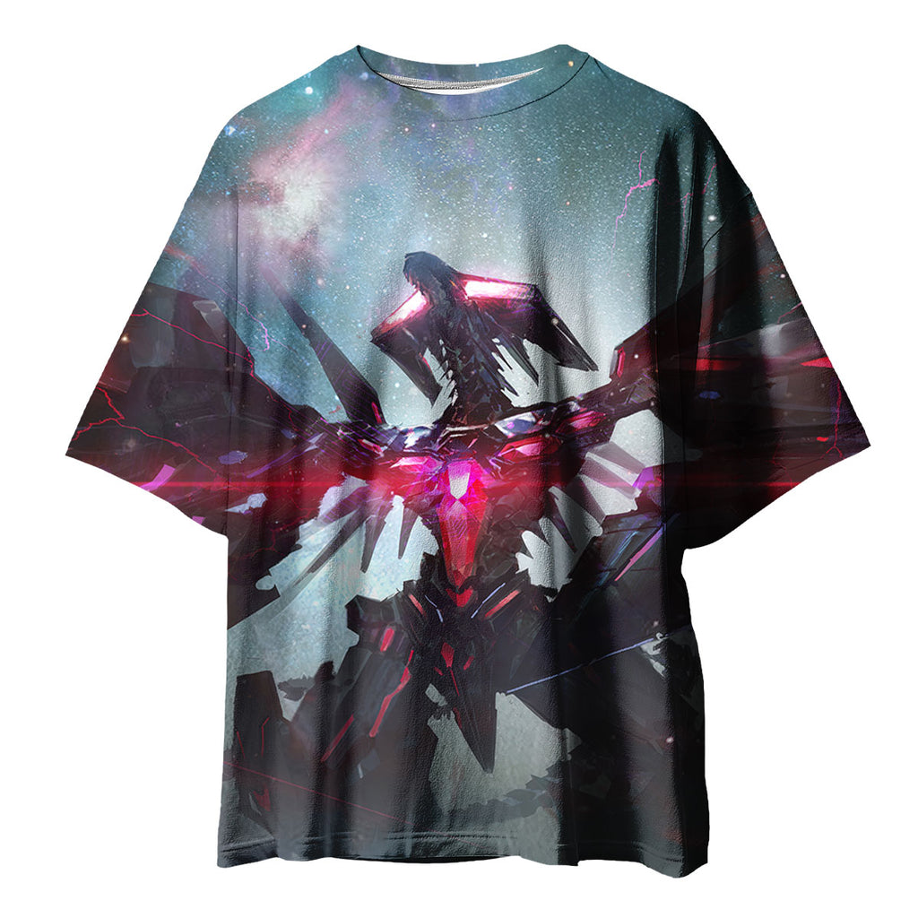 Yugioh Galaxyeyes Tachyon Dragon Red Amidst Cosmic Space Anime Apparel