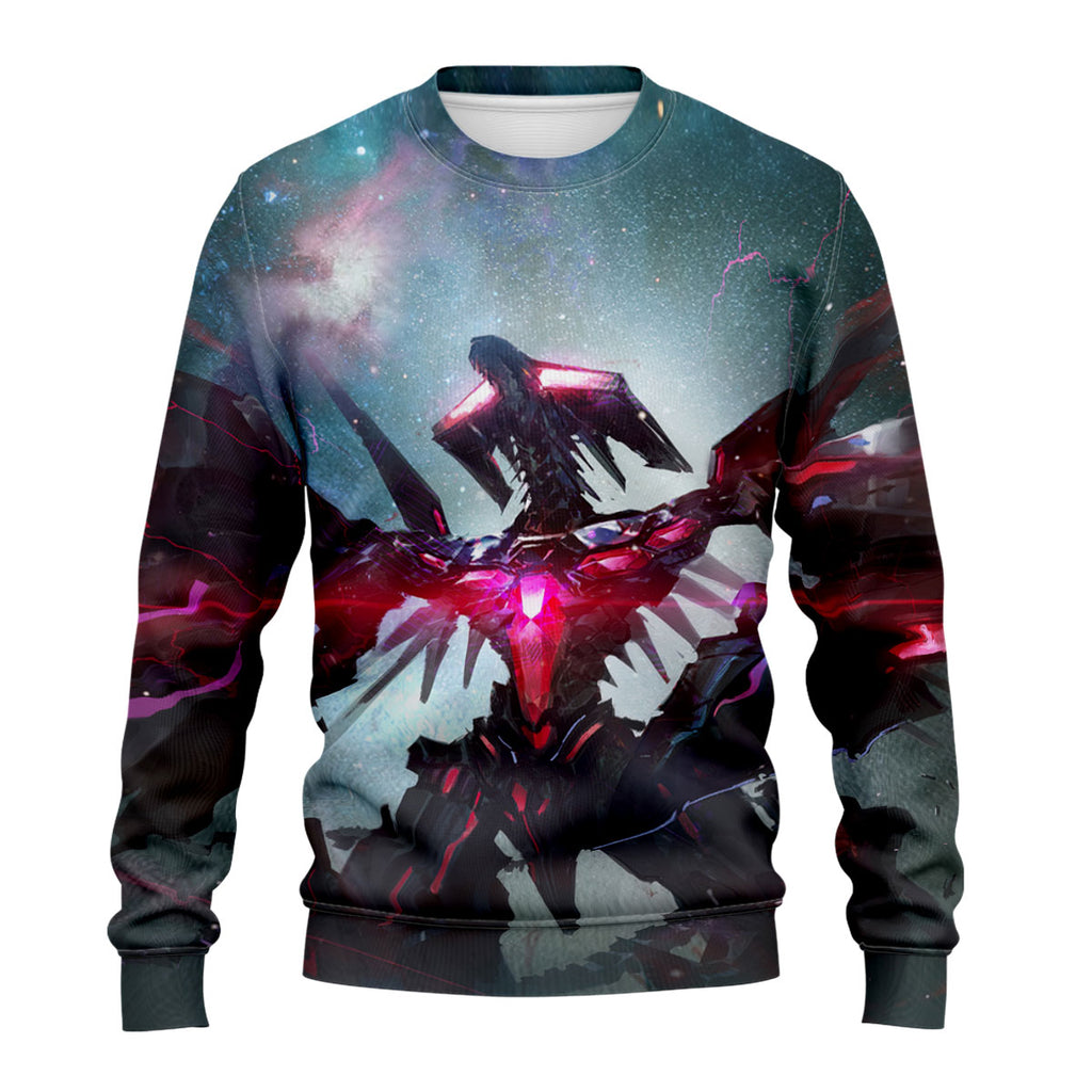 Yugioh Galaxyeyes Tachyon Dragon Red Amidst Cosmic Space Anime Apparel