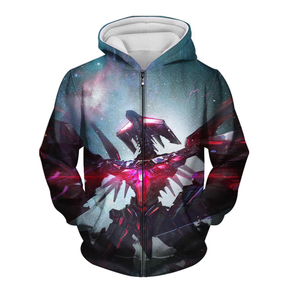 Yugioh Galaxyeyes Tachyon Dragon Red Amidst Cosmic Space Anime Apparel