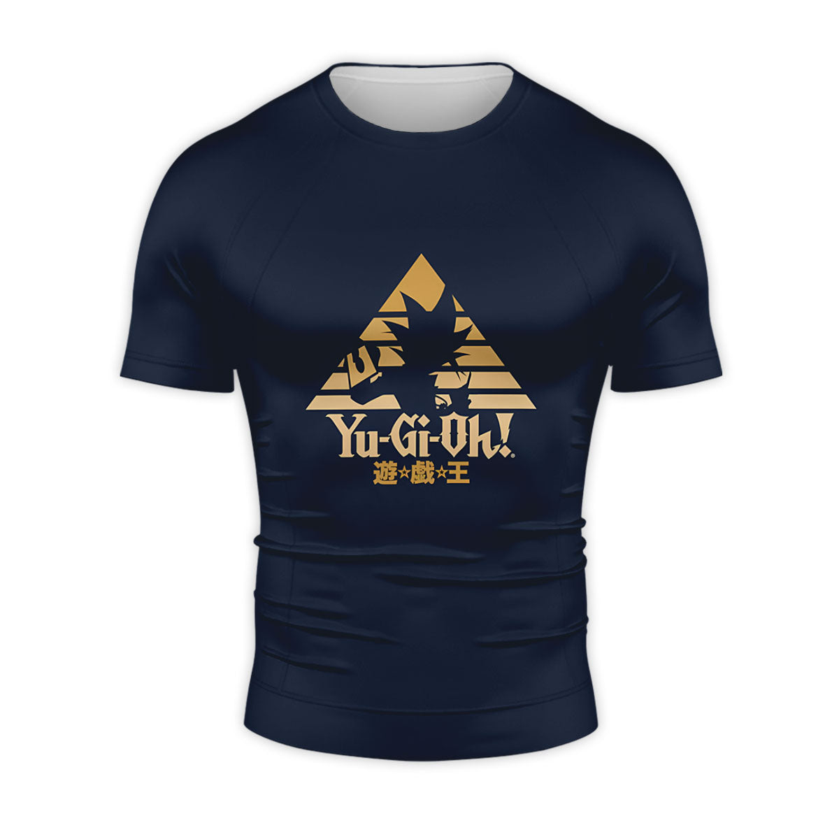 Yugioh Golden Triangle Emblem Shining Brightly Anime Apparel
