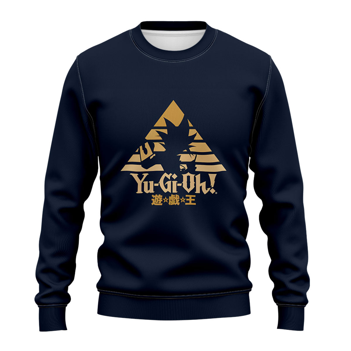 Yugioh Golden Triangle Emblem Shining Brightly Anime Apparel