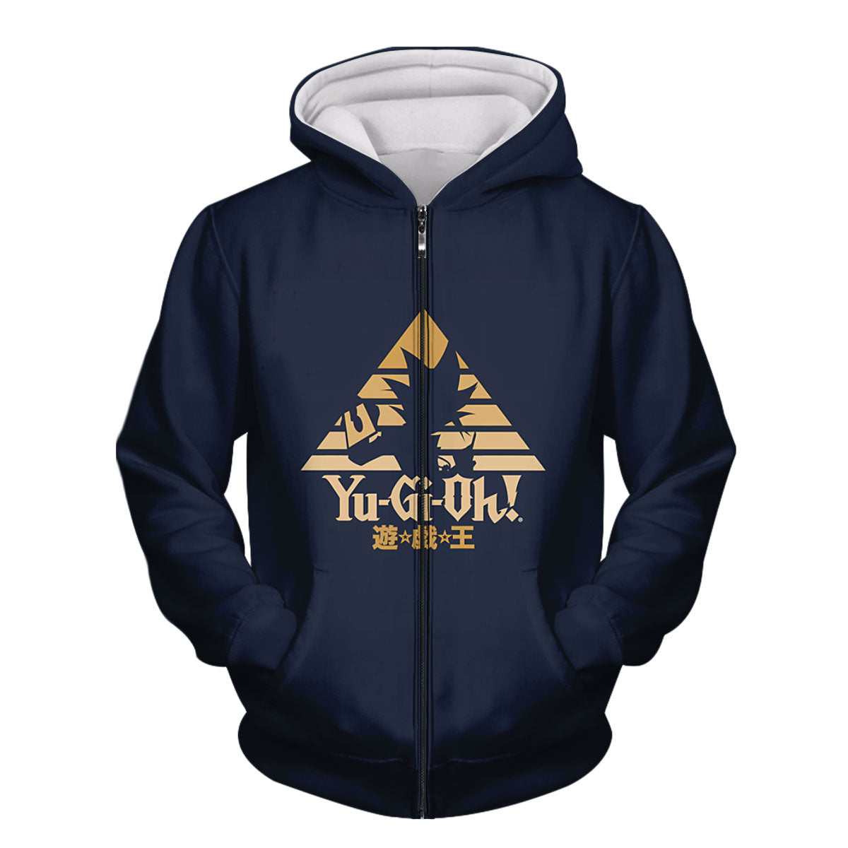 Yugioh Golden Triangle Emblem Shining Brightly Anime Apparel