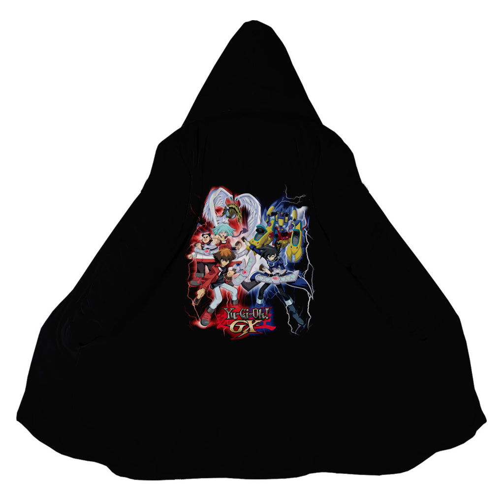 Yugioh Gx Jaden Yuki Showcasing Red And Blue Elemental Effects Anime Apparel