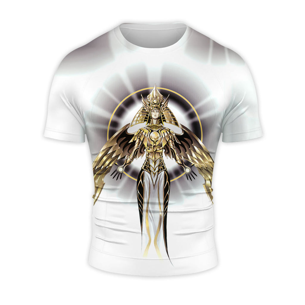 Yugioh Holactie The Creator Of Light Golden White Radiance Anime Apparel