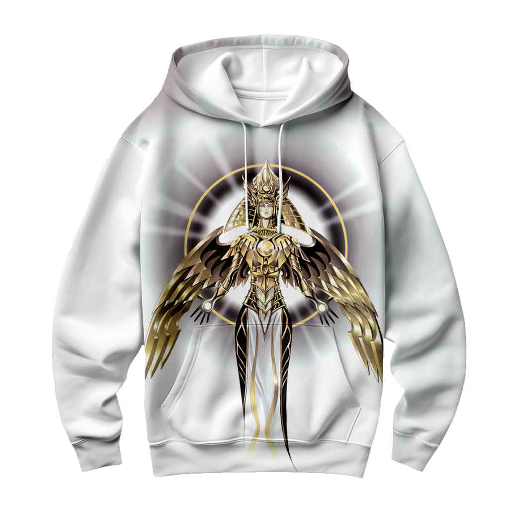 Yugioh Holactie The Creator Of Light Golden White Radiance Anime Apparel