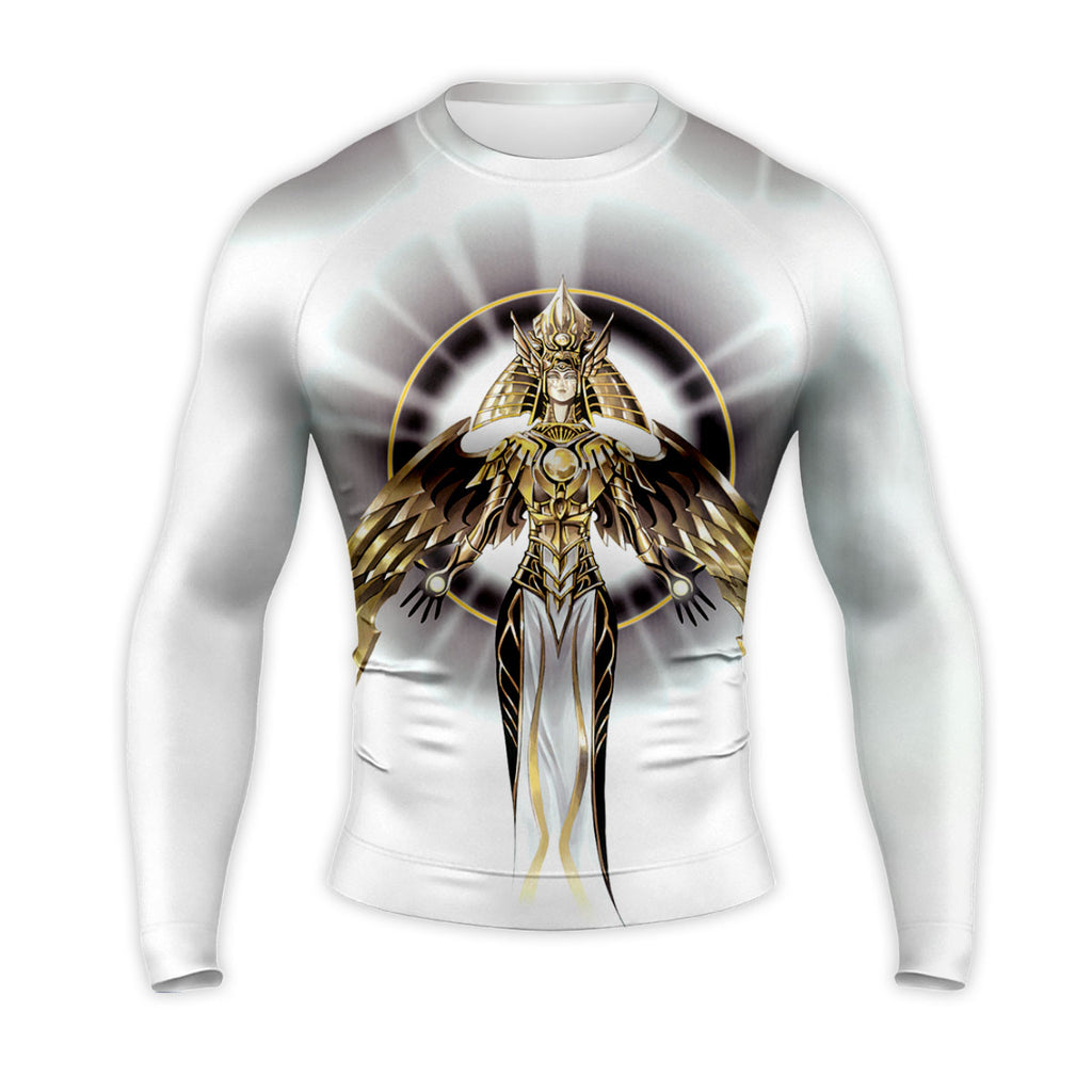 Yugioh Holactie The Creator Of Light Golden White Radiance Anime Apparel