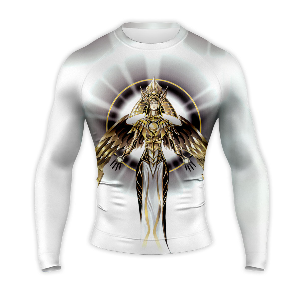 Yugioh Holactie The Creator Of Light Golden White Radiance Anime Apparel