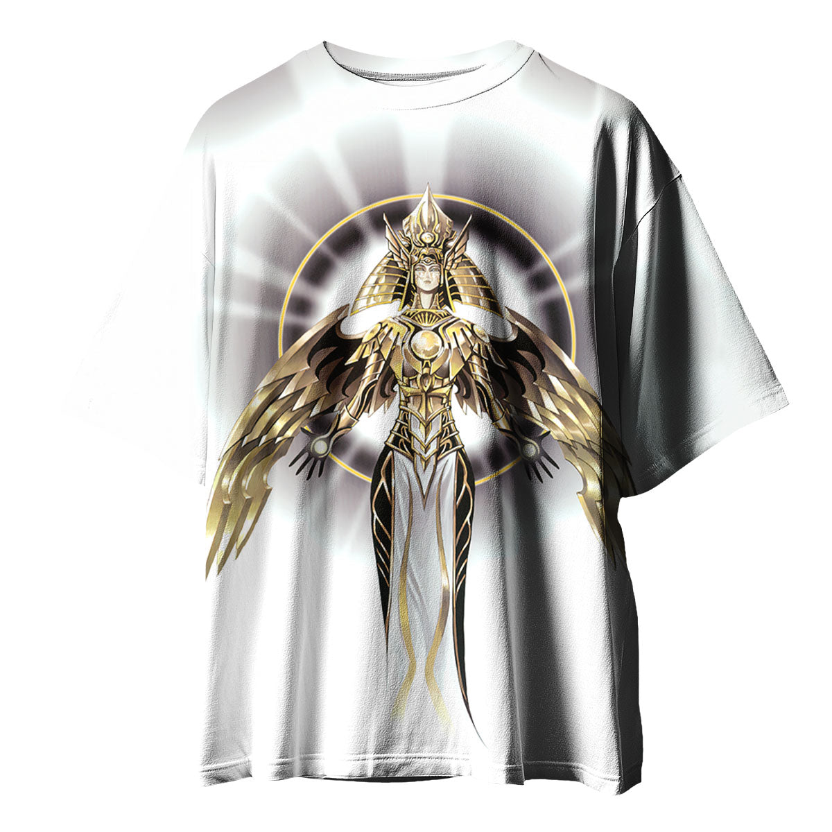 Yugioh Holactie The Creator Of Light Golden White Radiance Anime Apparel
