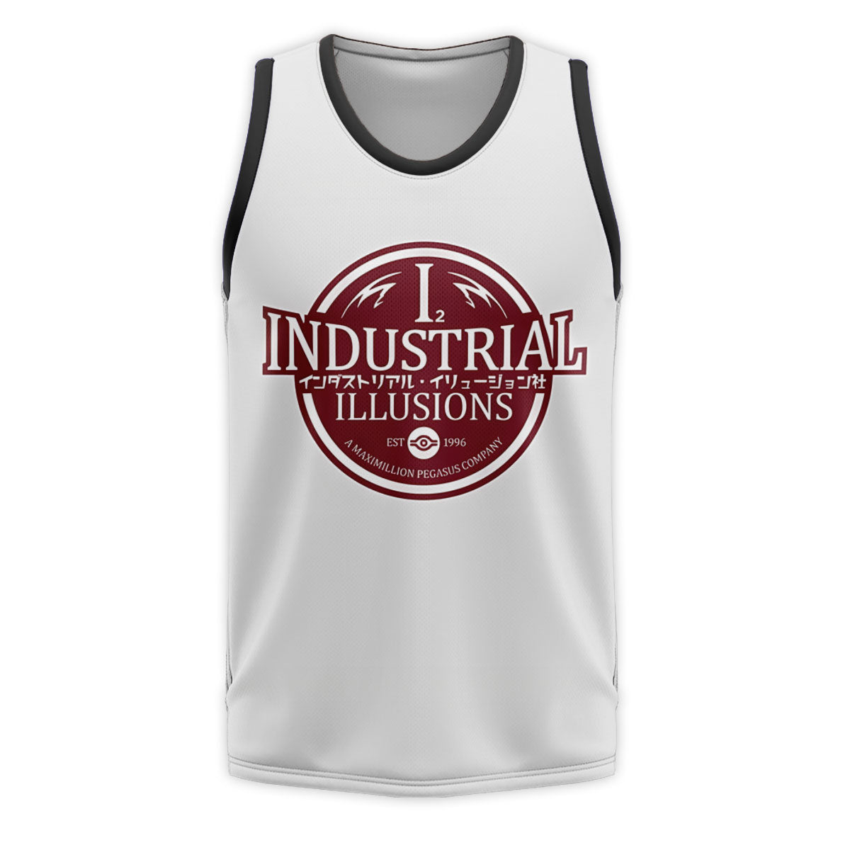 Yugioh Industrial Illusion Maroon Emblem Logo Anime Apparel