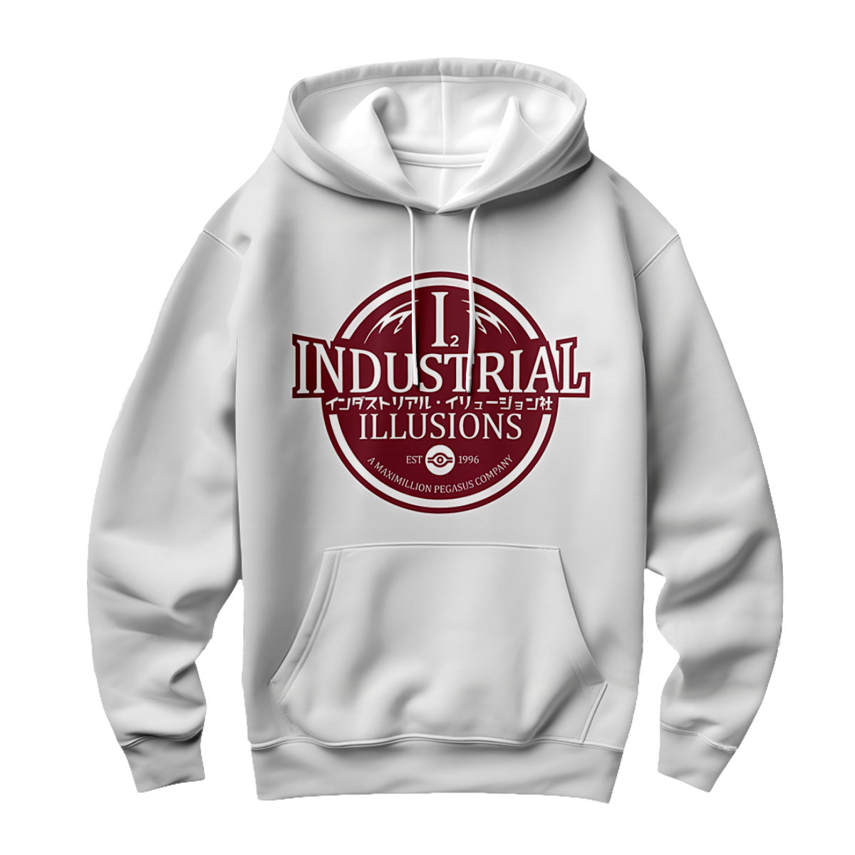 Yugioh Industrial Illusion Maroon Emblem Logo Anime Apparel