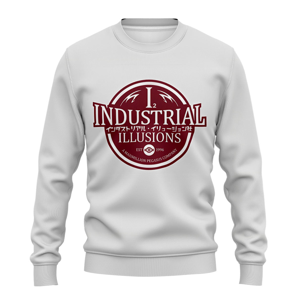 Yugioh Industrial Illusion Maroon Emblem Logo Anime Apparel