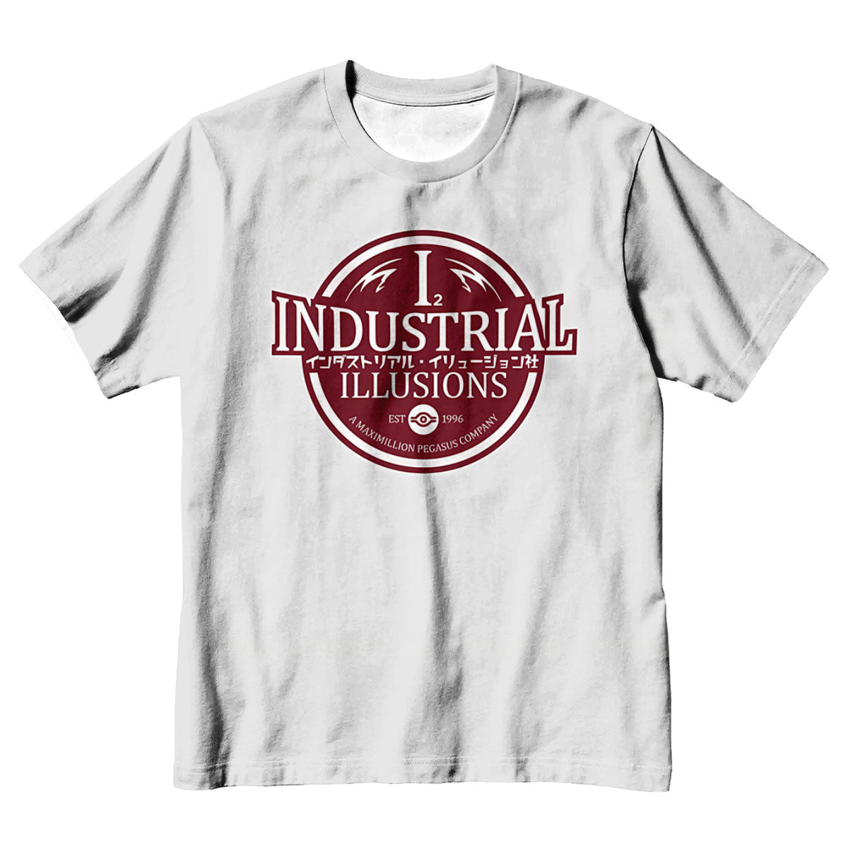 Yugioh Industrial Illusion Maroon Emblem Logo Anime Apparel