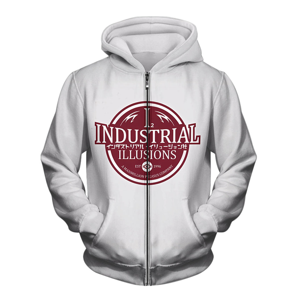 Yugioh Industrial Illusion Maroon Emblem Logo Anime Apparel