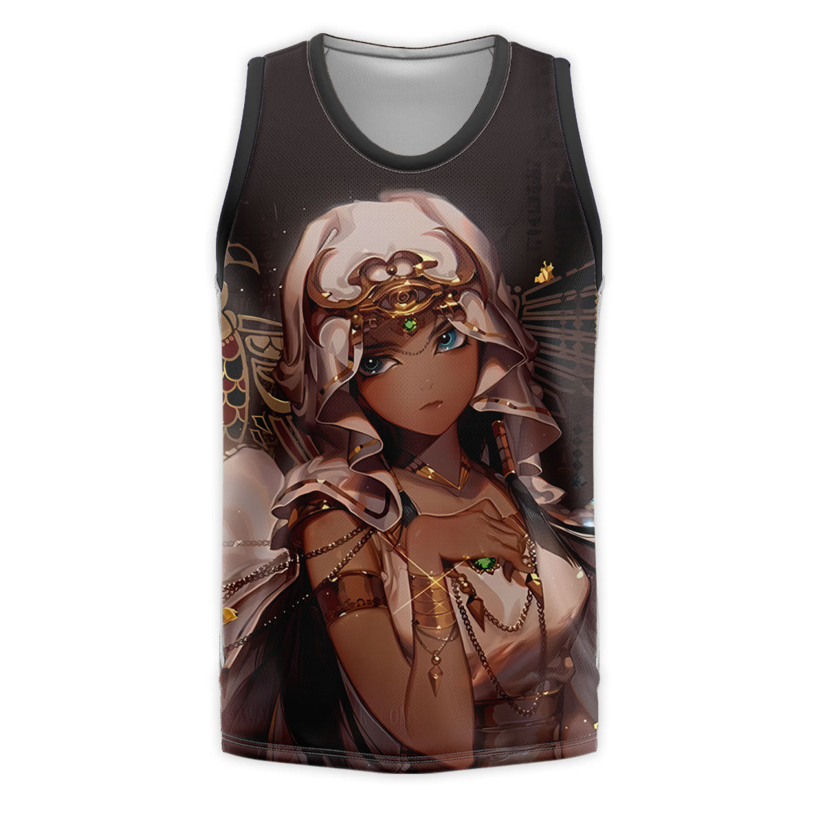 Yugioh Ishizu Holding Golden Card Standing Yugioh Anime Apparel