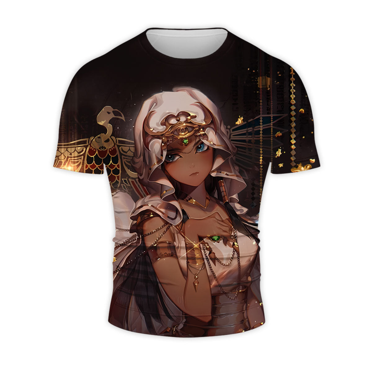 Yugioh Ishizu Holding Golden Card Standing Yugioh Anime Apparel