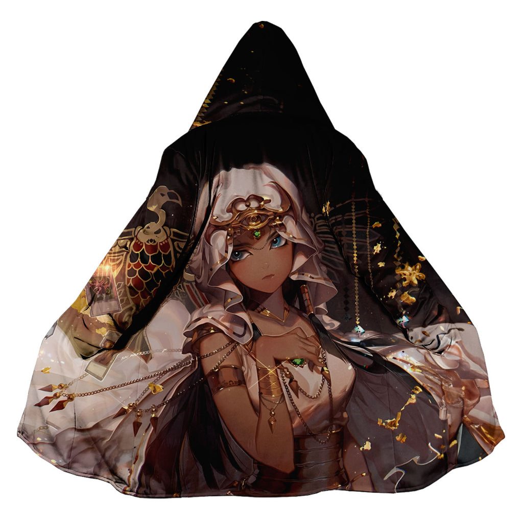 Yugioh Ishizu Holding Golden Card Standing Yugioh Anime Apparel