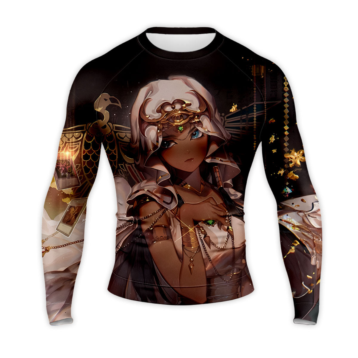 Yugioh Ishizu Holding Golden Card Standing Yugioh Anime Apparel