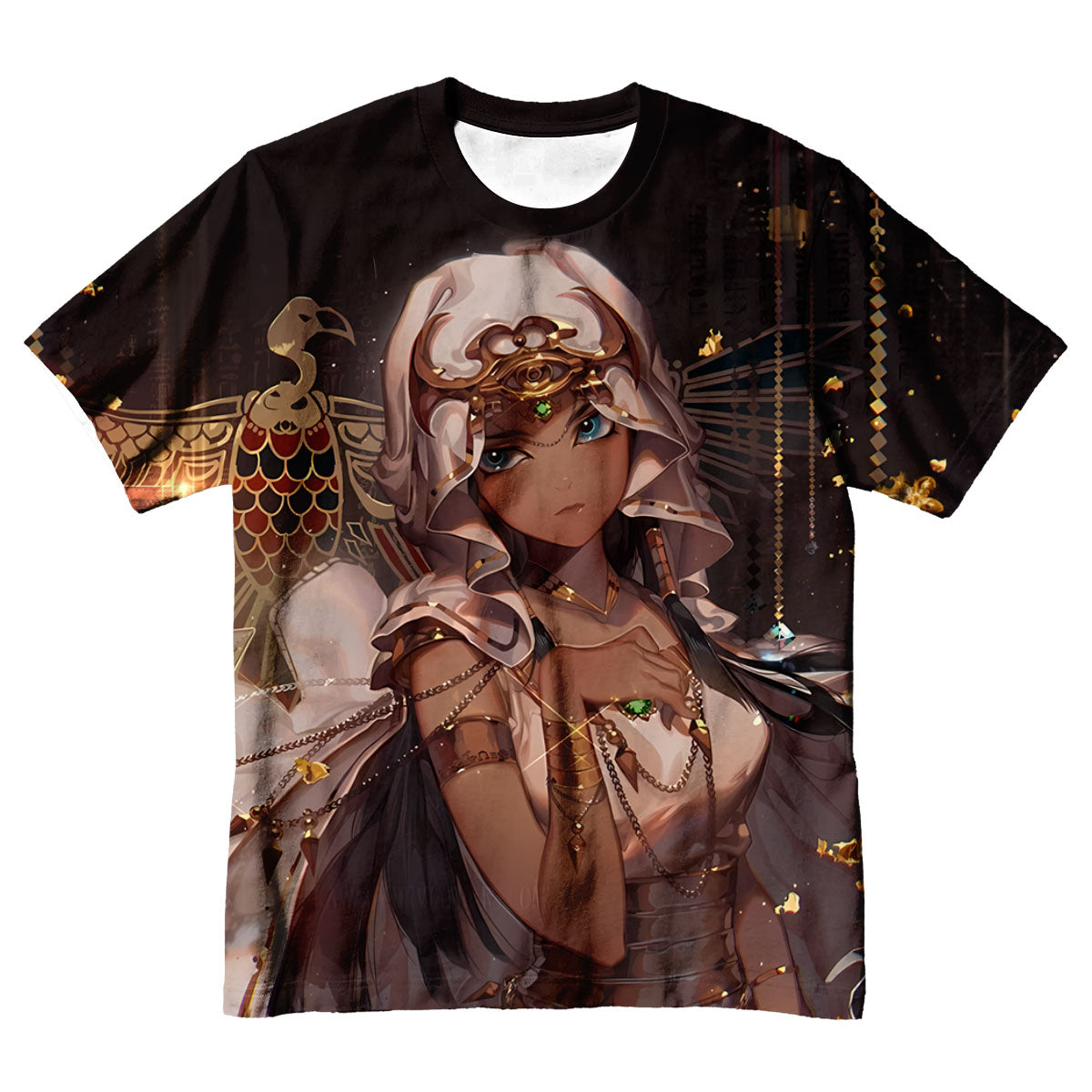 Yugioh Ishizu Holding Golden Card Standing Yugioh Anime Apparel