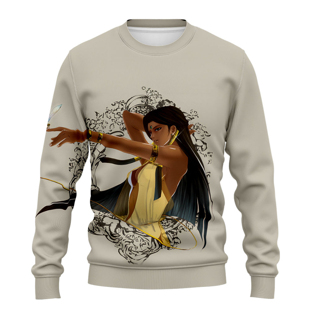 Yugioh Ishizu Ishtar Standing Beside Beige Dragonfly Anime Apparel