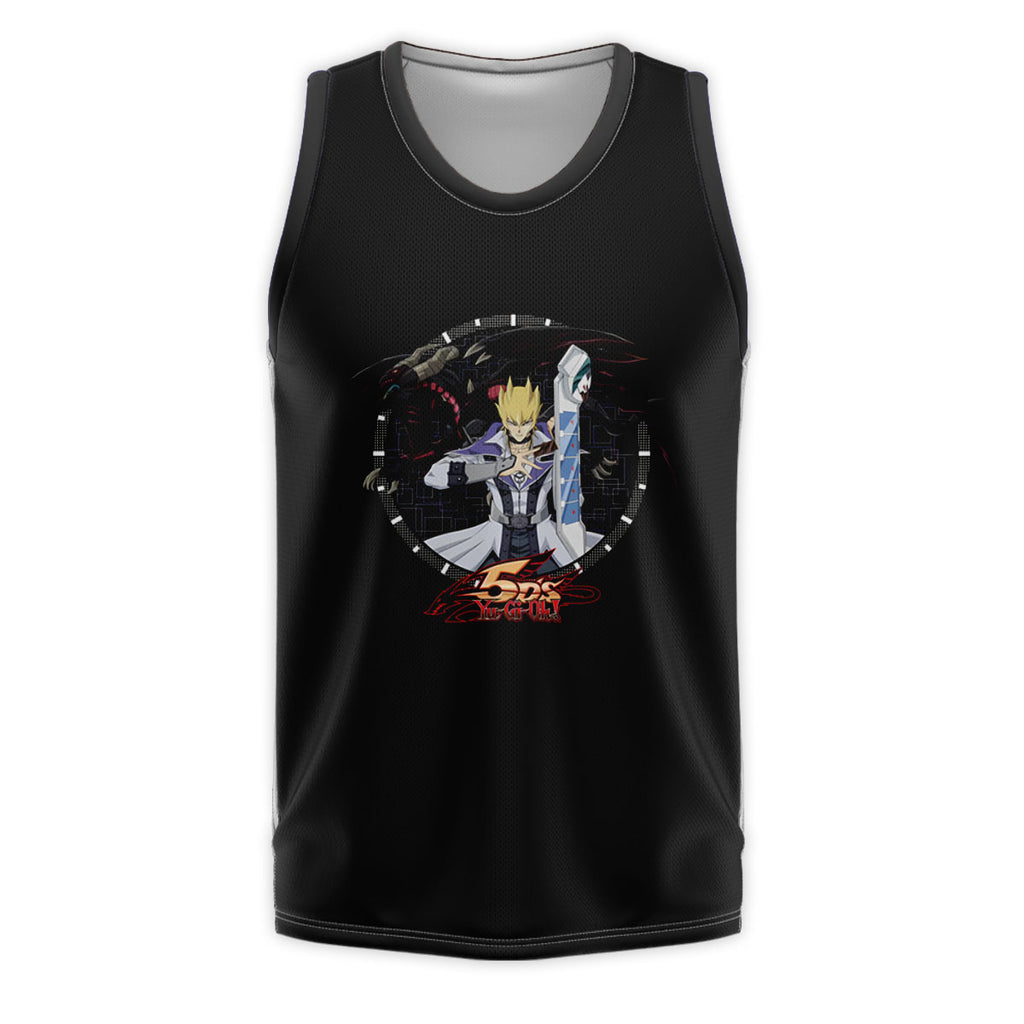 Yugioh Jack Atlas Inside Black Circular Frame Anime Apparel
