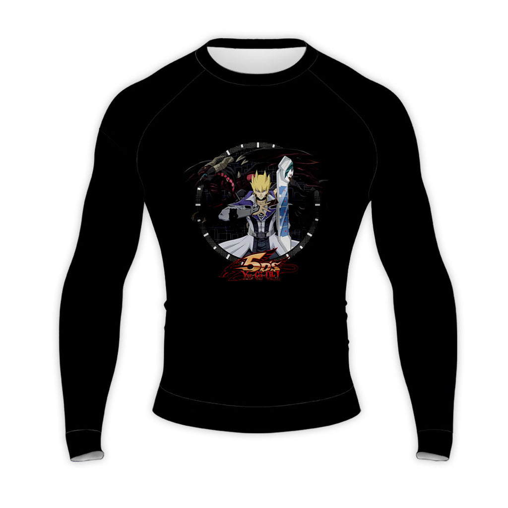 Yugioh Jack Atlas Inside Black Circular Frame Anime Apparel