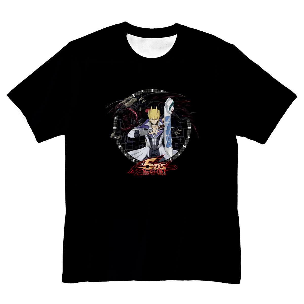 Yugioh Jack Atlas Inside Black Circular Frame Anime Apparel