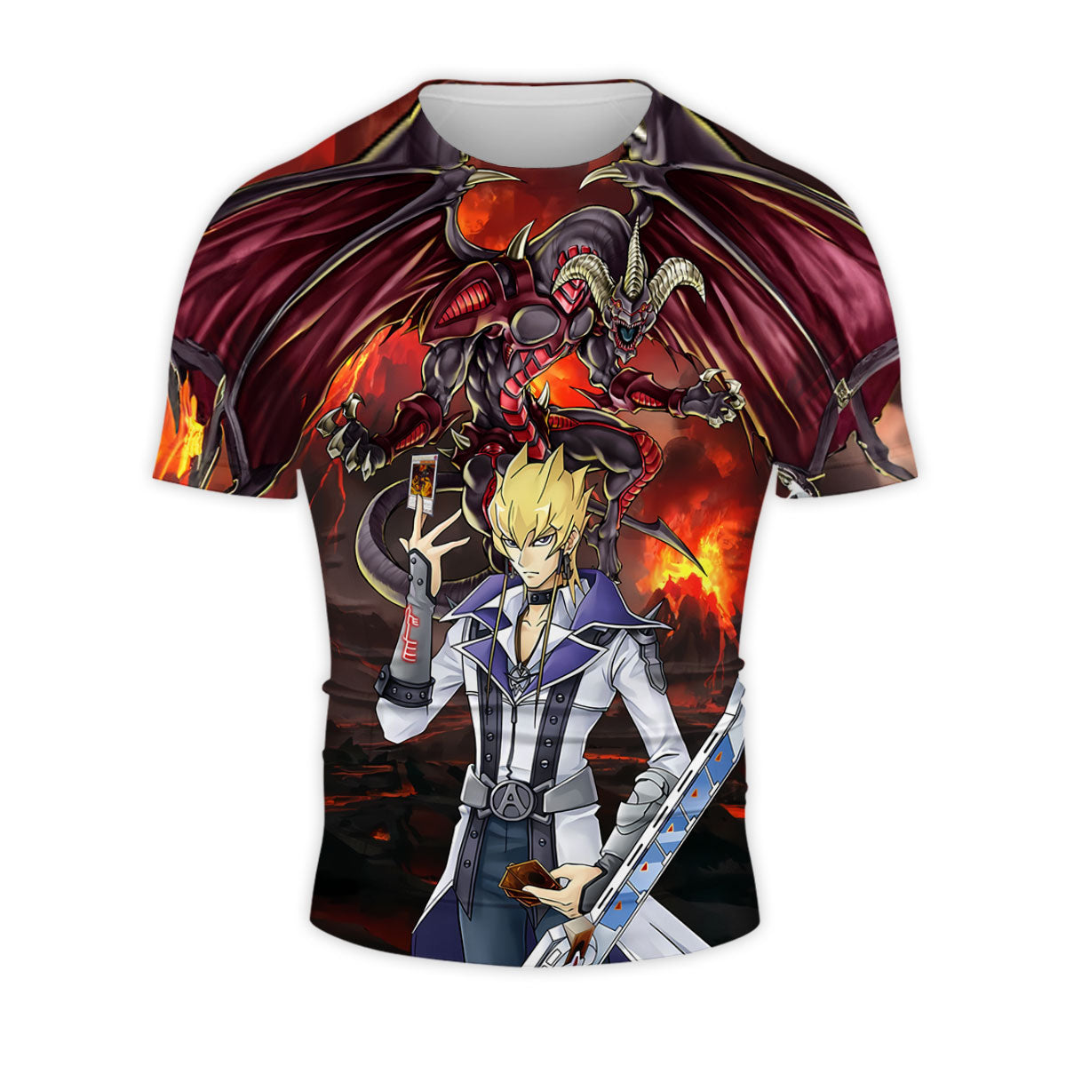 Yugioh Jack Atlas Summoning Red Dragon Anime Apparel