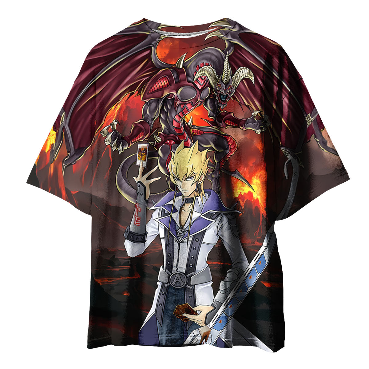 Yugioh Jack Atlas Summoning Red Dragon Anime Apparel
