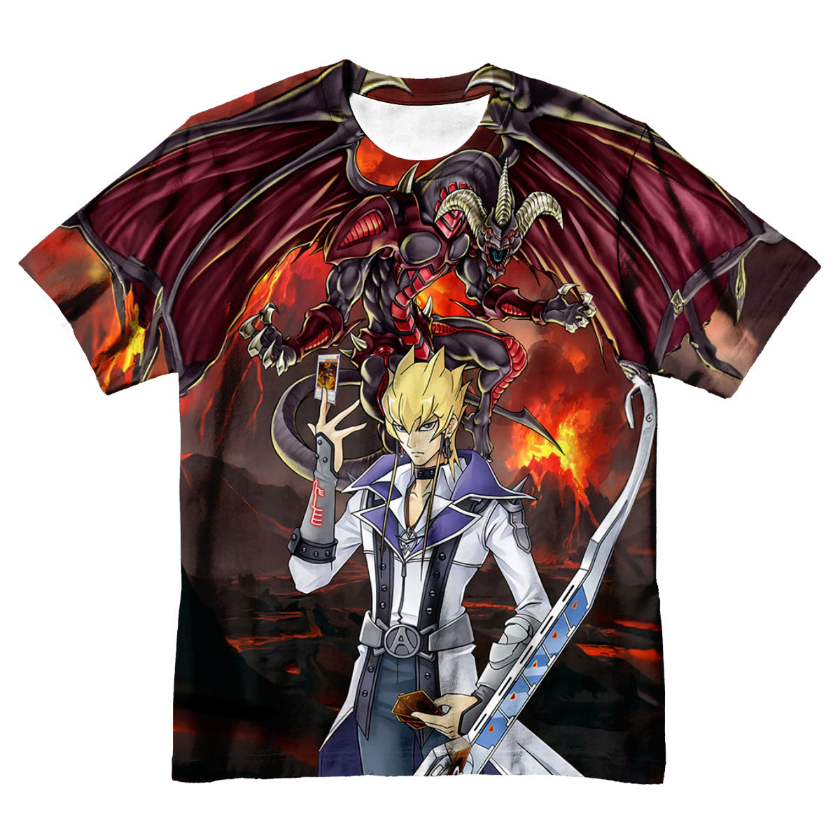 Yugioh Jack Atlas Summoning Red Dragon Anime Apparel