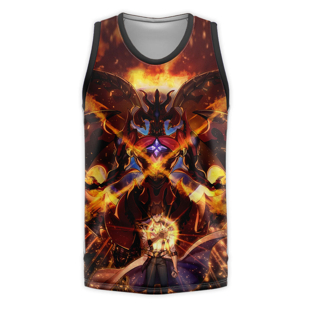 Yugioh Jack Atlas Summoning Red Dragon In Duel Anime Apparel