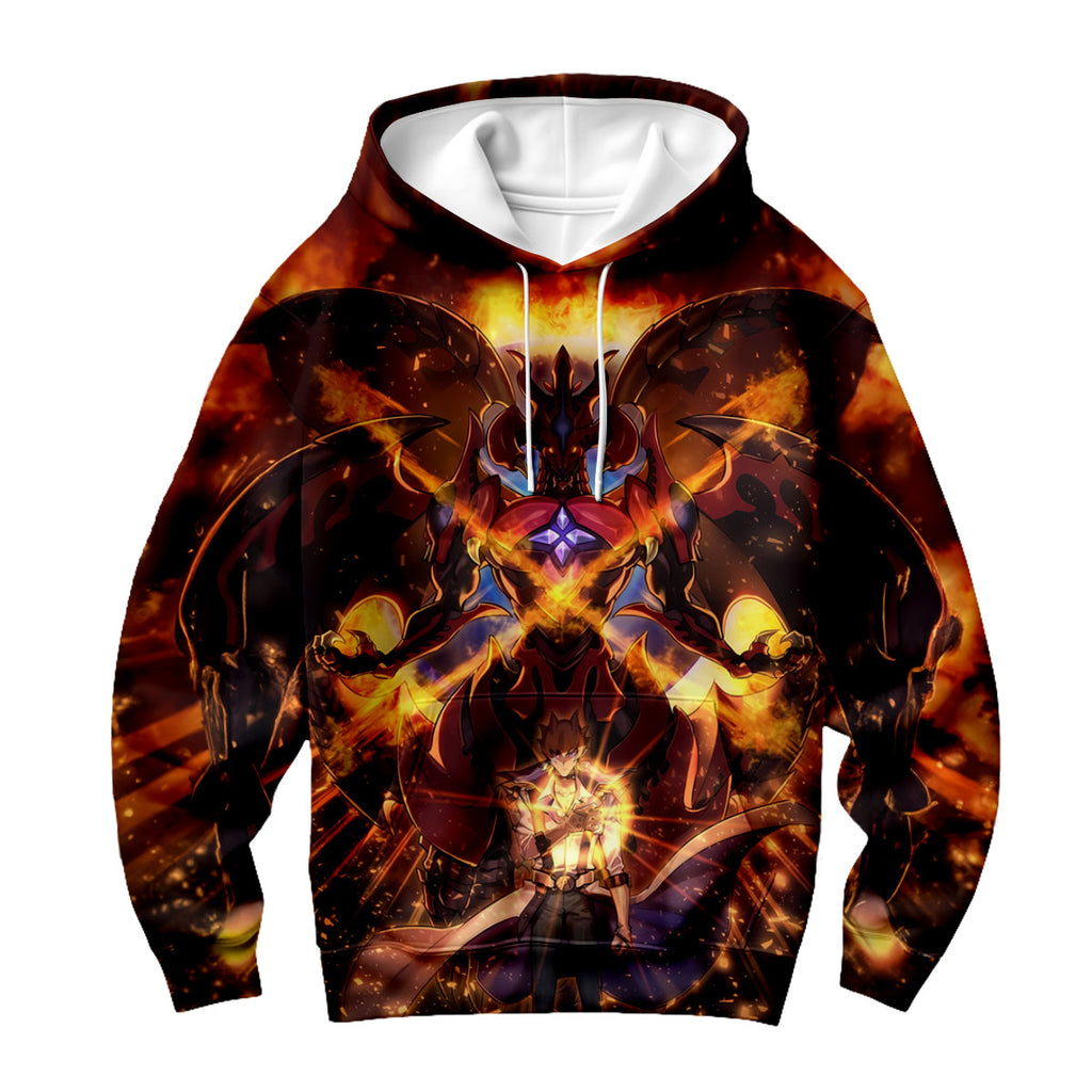 Yugioh Jack Atlas Summoning Red Dragon In Duel Anime Apparel