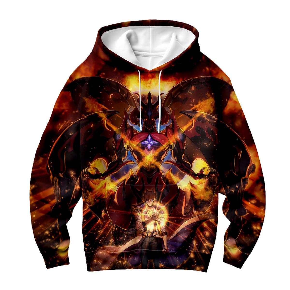Yugioh Jack Atlas Summoning Red Dragon In Duel Anime Apparel
