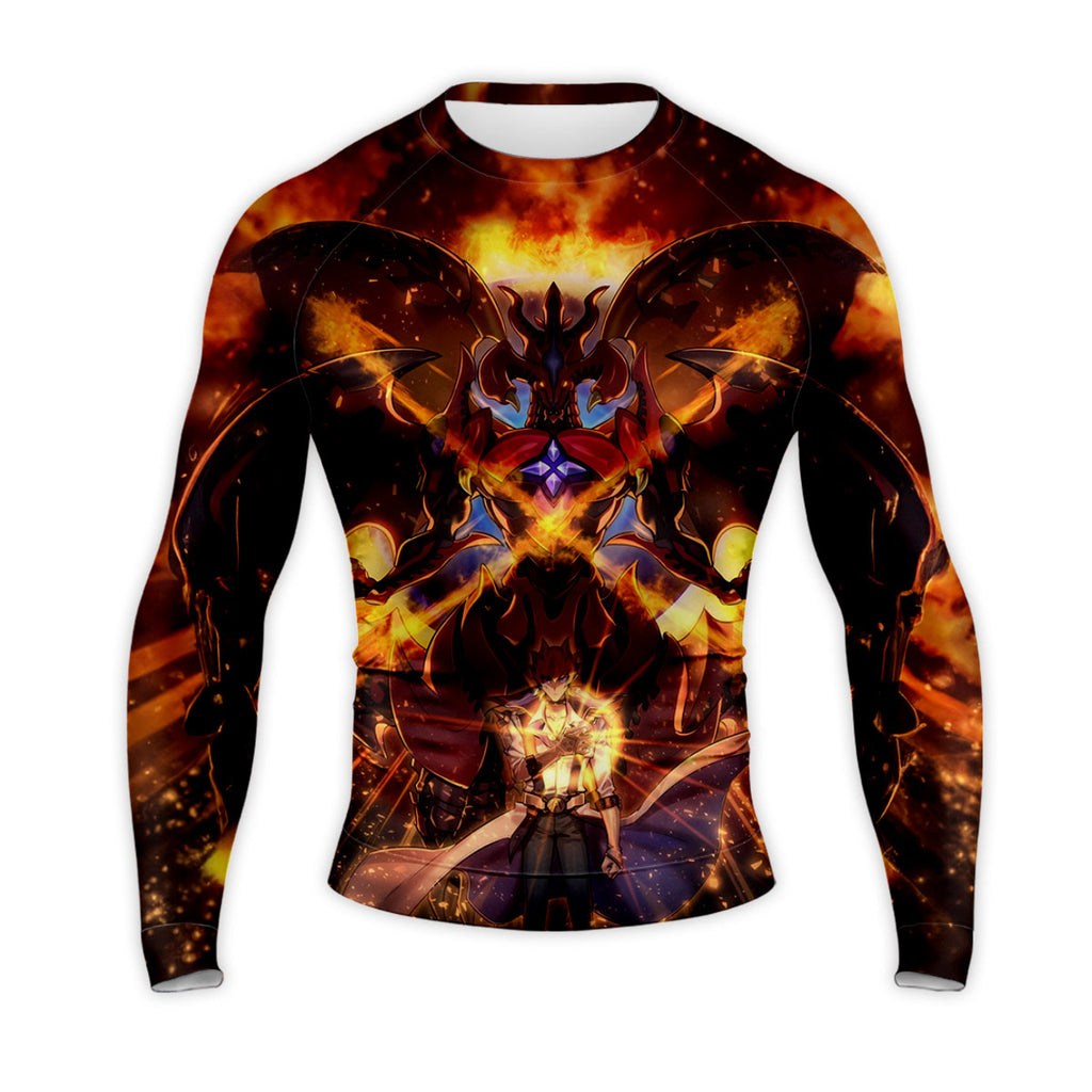 Yugioh Jack Atlas Summoning Red Dragon In Duel Anime Apparel