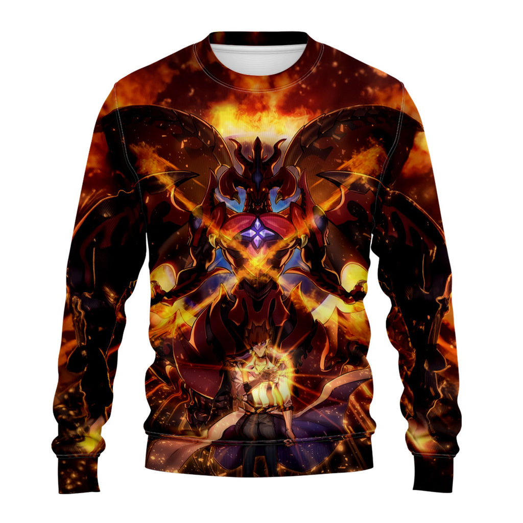 Yugioh Jack Atlas Summoning Red Dragon In Duel Anime Apparel