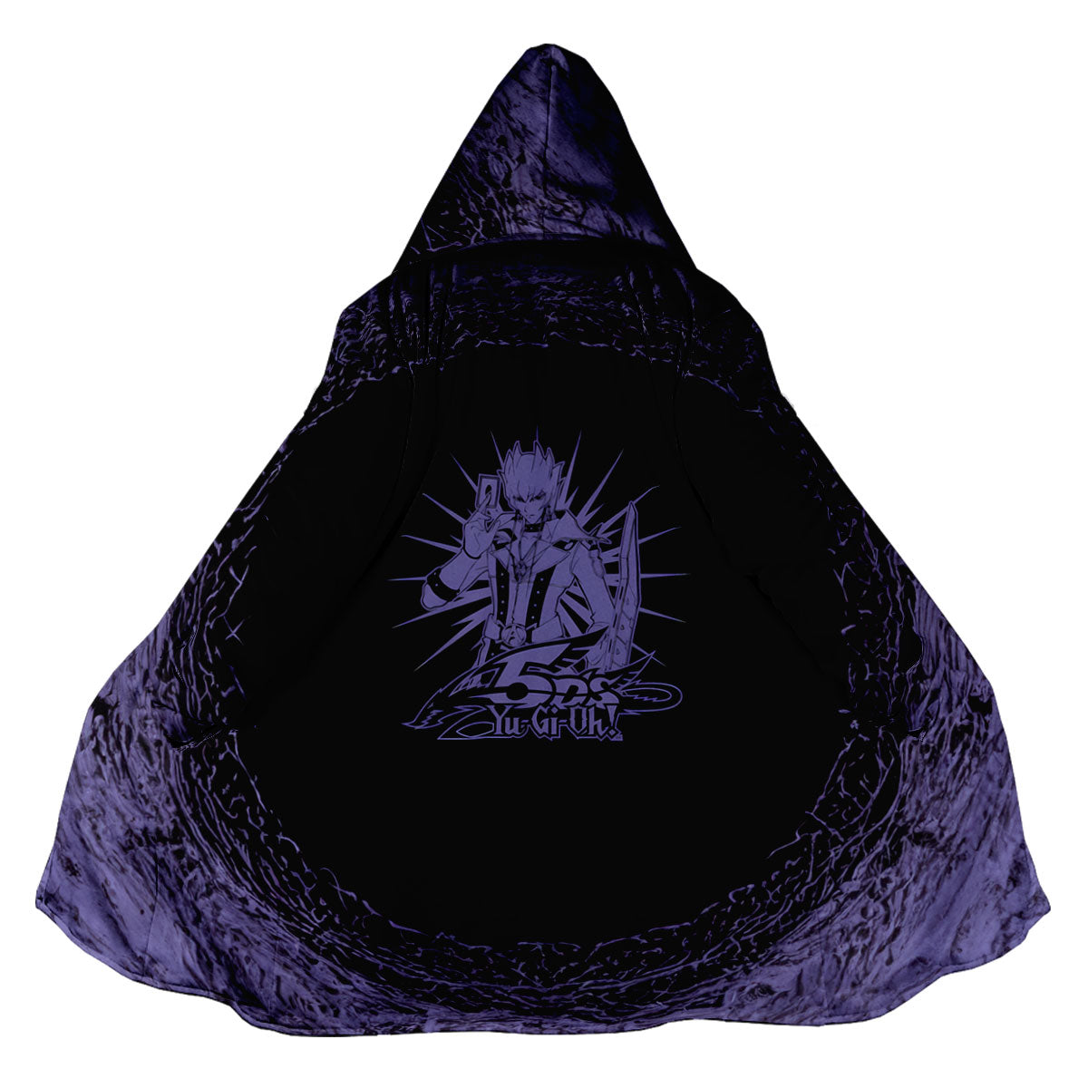Yugioh! Jack Atlas Surrounded By Glowing Purple Circle Anime Apparel