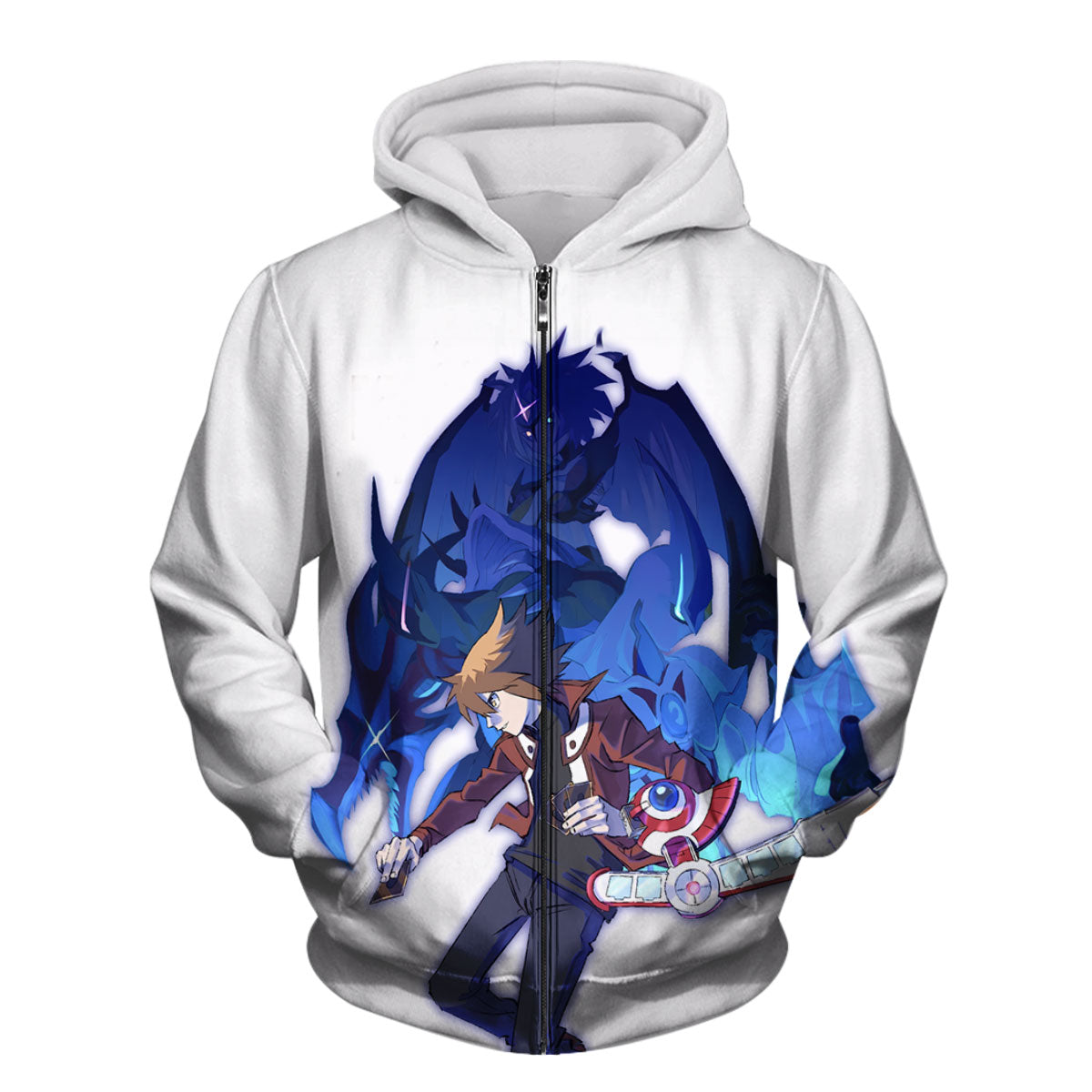 Yugioh Jaden Yuki Summoning Blue Dragon Anime Apparel