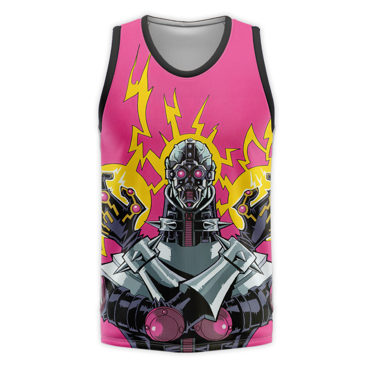Yugioh Jinzo Glowing With Pink Light Anime Apparel